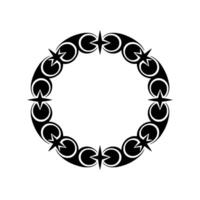 Tribal Star Ornament, Circular Pattern, Geometric vector