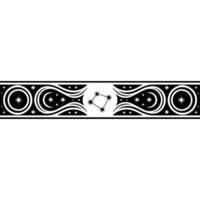 Celestial Border Stylized Constellation vector