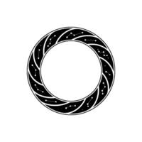 Celestial Spiral Emblem, Minimalist vector