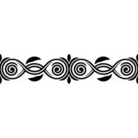 Elegant Swirl Border, Vintage Element, Swirls vector