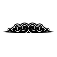 Intricate Tribal Wave Border, Elegant Element vector