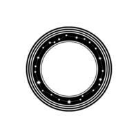 Celestial Circle Minimalist Starry Constellation, Stars vector