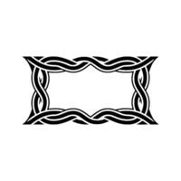 Intricate Celtic Frame, Vintage , Symbolic Border vector