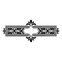 Elegant Art Deco Border Element, Vintage, Artdeco vector