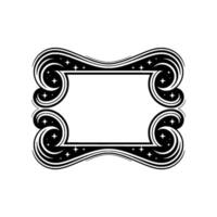 Art Deco Starburst Frame Elegant Vintage vector