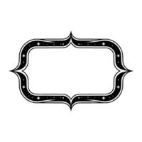 Celestial Frame Elegant Starburst Border vector