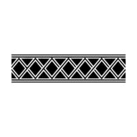 Geometric Deco Border, Minimalist Pattern, Elegant, Linear vector