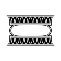 Art Deco Frame, Elegant Ornament, Minimalist - Geometric vector