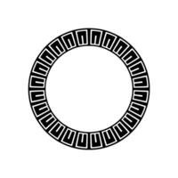 Geometric Circle Frame,Minimalist , Circular Motif - Retro vector