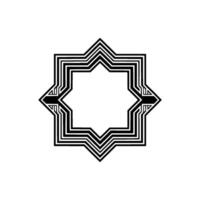 Geometric Starburst,Minimalist , Abstract Pattern vector