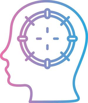 objetivo sin costura visual modelo vector