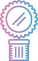 Medal Futuristic Graphic Module vector