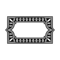 Art Deco Frame, Geometric Ornamentation, Elegant Border, Artdeco vector