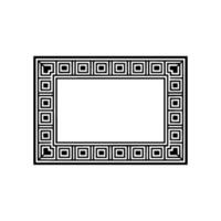 Geometric Frame, Minimalist , Modern Composition, Square vector