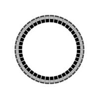 Minimalist Circular Pattern, Geometric , Modern Abstraction vector