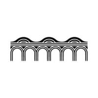Minimalist Archway Silhouette, Geometric vector