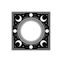 Celestial Frame Lunar Magic Geometric vector