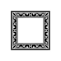 Geometric Frame, Minimalist , Vintage Aesthetic, Ornament vector