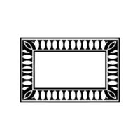 Geometric Frame, Minimalist , Abstract Pattern, Negative Space vector