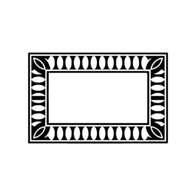 Geometric Frame, Minimalist , Abstract Pattern, Negative Space