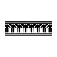Geometric Arch Border, Minimalist , Architectural Motif, Linear vector
