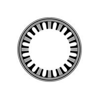 Geometric Circle, Minimalist , Circular Motif, Abstract Pattern, Minimalism vector