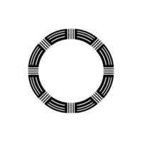 Geometric Circle Pattern, Minimalist , Circular Motif, Art vector