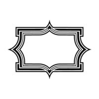 Art Deco Frame,Elegant Border, Vintage , Minimalist Style, Abstract vector
