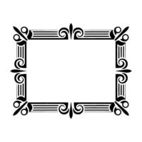 Geometric Deco Frame,Elegant Border, Vintage, Retro vector