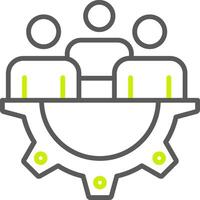 A group of people sitting in a circle vector