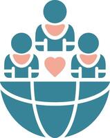 Demographic Colorful App Emblem vector