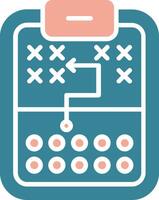 Game Strategy Virtual Line Art vector