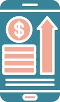 Growth Neon UX Form vector