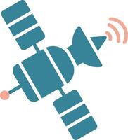 satellite Global App Emblem vector