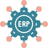 Erp Global Core Icon vector