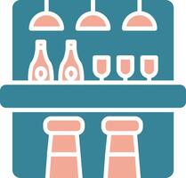 Bar Counter Efficient Style Glyph vector