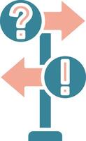 Direction Bold System Element vector