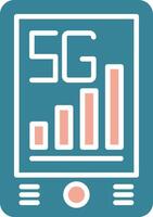 Mobile Data Vibrant UX Form vector