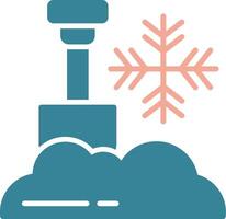 Shovel Futuristic Graphic Module vector