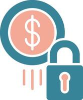 Locked Global Digital Mark vector