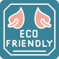 Eco Friendly Streamlined Web Symbol vector