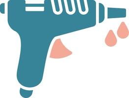 Glue Gun Streamlined Web Symbol vector