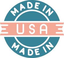 Made In Usa Global Digital Mark vector