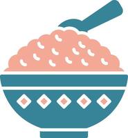 Rice Bowl Premium Interface Object vector