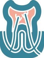 Tooth Efficient UI Stamp vector