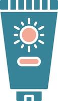 Sun Cream Seamless Visual Pattern vector