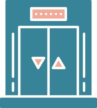 ascensor negrita tecnología elemento vector