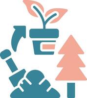 Gardening Seamless UI Token vector
