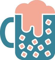 Ice Efficient Flat Badge vector