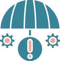 Mitigation Crystal App Emblem vector